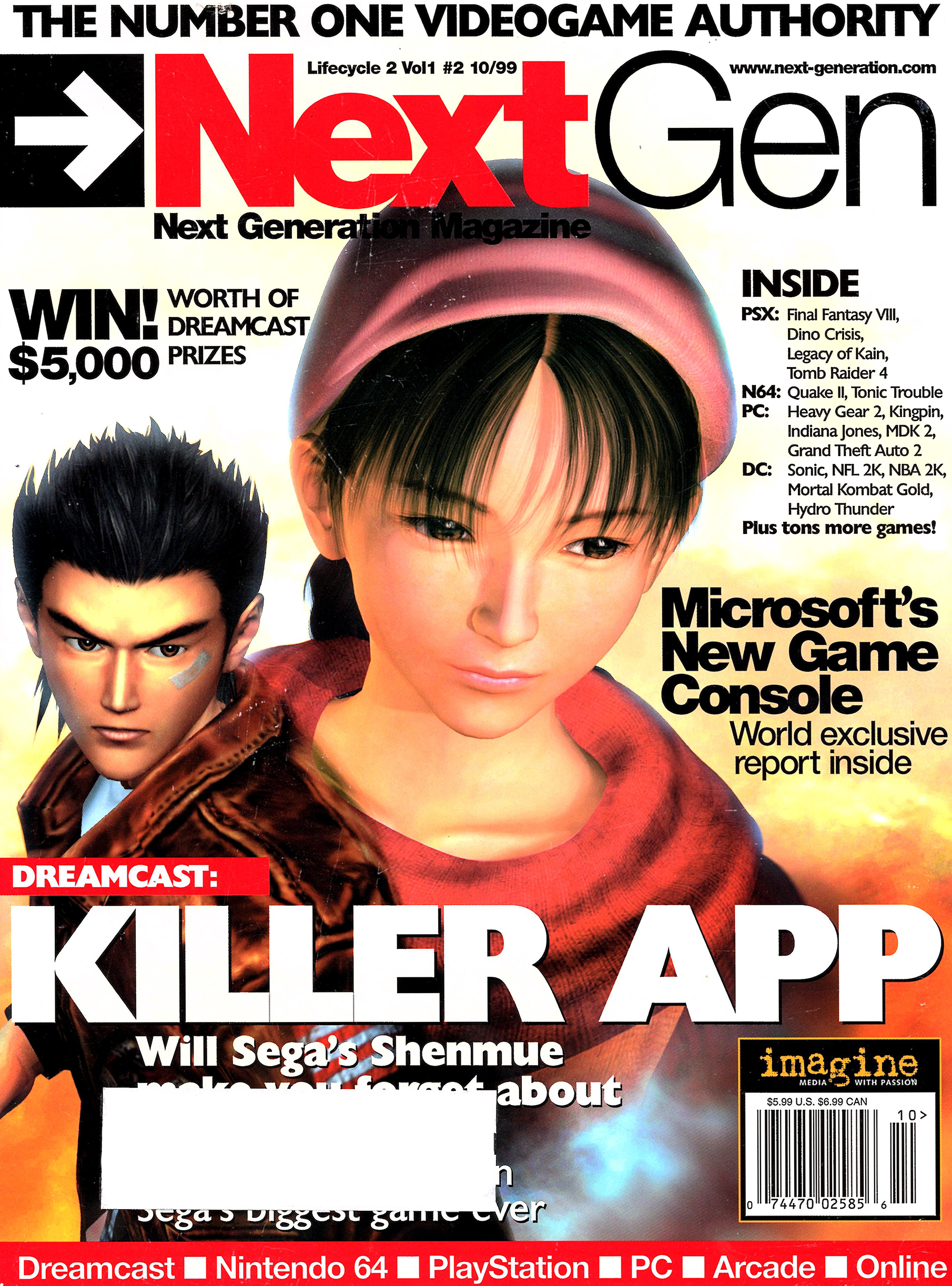 NextGen October 1999 Cover Scan